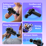 HM 285 Percussion Gun Massager machine for Full Body Pain Relief of Neck, Shoulder, Back, Arm & Foot for Men & Women with 3200 RPM
