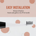 Electric Toothbrush Replacement Heads for Clean-Care ET 730 | Pack of 3