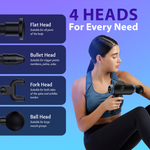 HM 285 Percussion Gun Massager machine for Full Body Pain Relief of Neck, Shoulder, Back, Arm & Foot for Men & Women with 3200 RPM