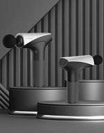 HM 280 Healthsense Gun Massager Machine for Pain Relief with 5 Massage Heads Massager (Black & Grey)