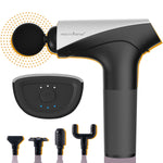 HM 280 Healthsense Gun Massager Machine for Pain Relief with 5 Massage Heads Massager (Black & Grey)