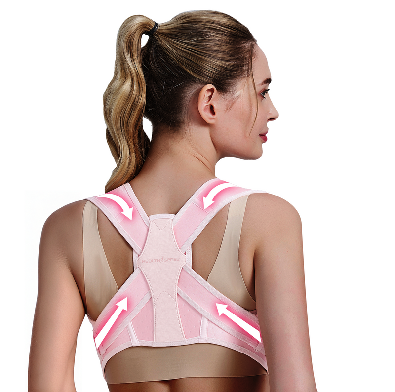 Posture Corrector For Women | Back Pain Relief Products with Premium Back Support Belt | Soft Spandex Neoprene Material - PC-850