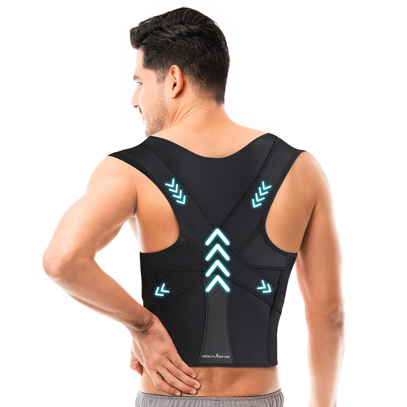 Posture Corrector For Men | Back Pain Relief Products with Premium Back Support Belt | Exclsuive Double Y Structure - PC-860