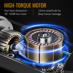 HM 280 Healthsense Gun Massager Machine for Pain Relief with 5 Massage Heads Massager (Black & Grey)