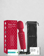 Magic-Vibe HM 260 Cordless Handheld Personal Body Massager-Cherry