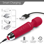 Magic-Vibe HM 260 Cordless Handheld Personal Body Massager-Cherry