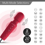 Magic-Vibe HM 260 Cordless Handheld Personal Body Massager-Cherry