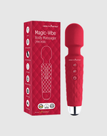 Magic-Vibe HM 260 Cordless Handheld Personal Body Massager-Cherry