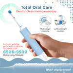 Clean-Care ET 711 Rechargeable Rotary Electric Toothbrush for Adults