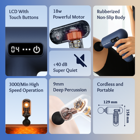 Percussion Massage Gun for Deep Tissue Pain Relief HM170