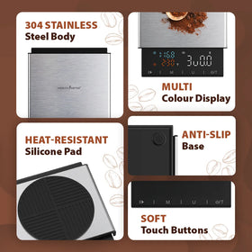 Coffee Scale with Timer 0.1g Precision Digital Espresso & Pour Over Coffee Weight Scale CS100