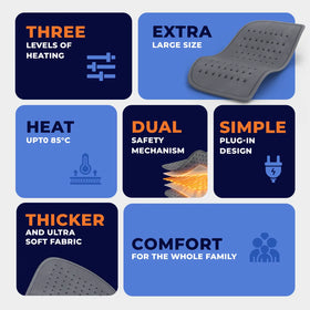 Orthopedic Electric Heating Pad for Back Pain & Body Pain Relief Heat-Mate HB 300