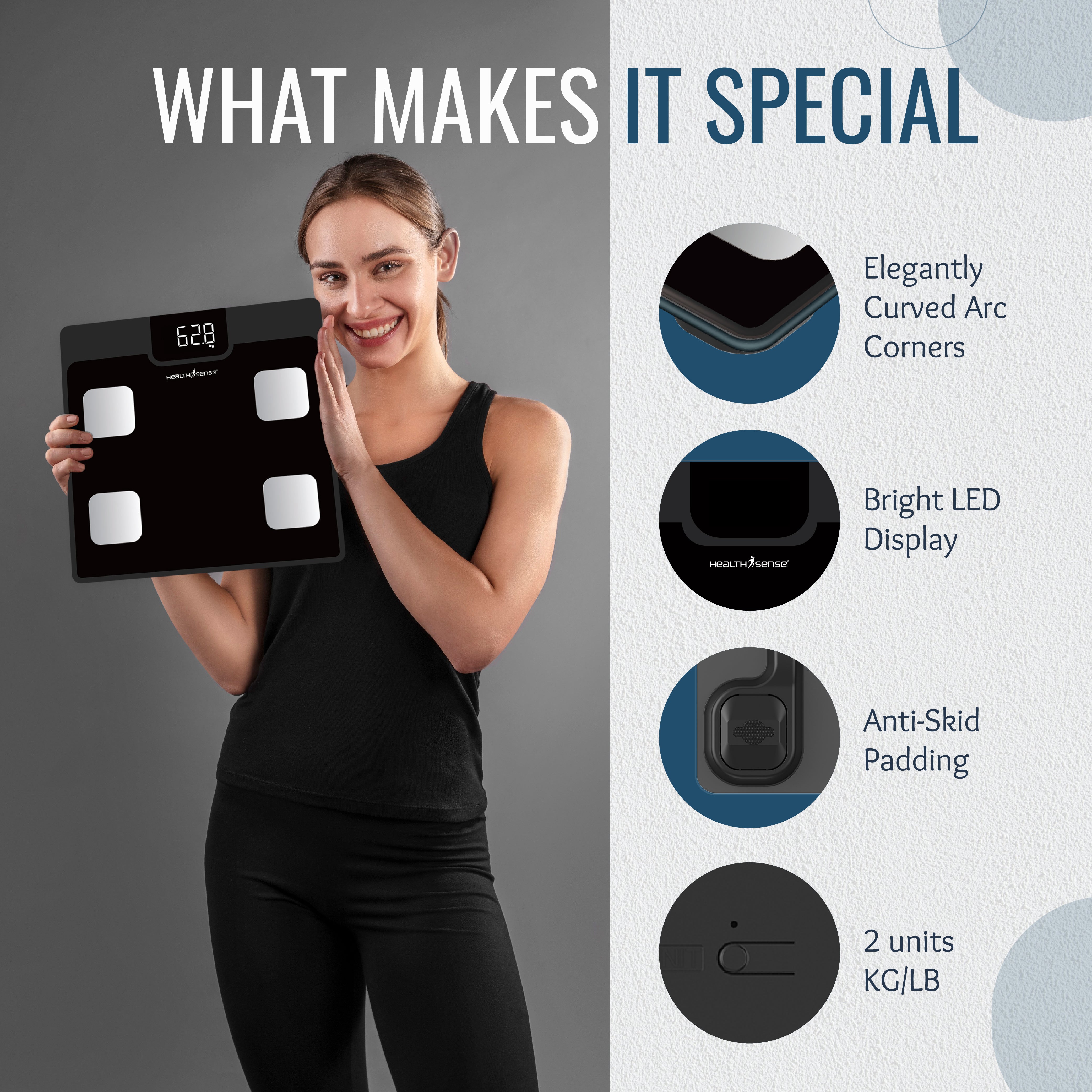 Moving Life Smart Bluetooth Weighing Scale BS 161