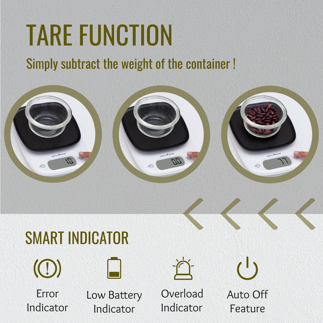 Chef-Mate KS 63 Digital Kitchen Weighing Scale