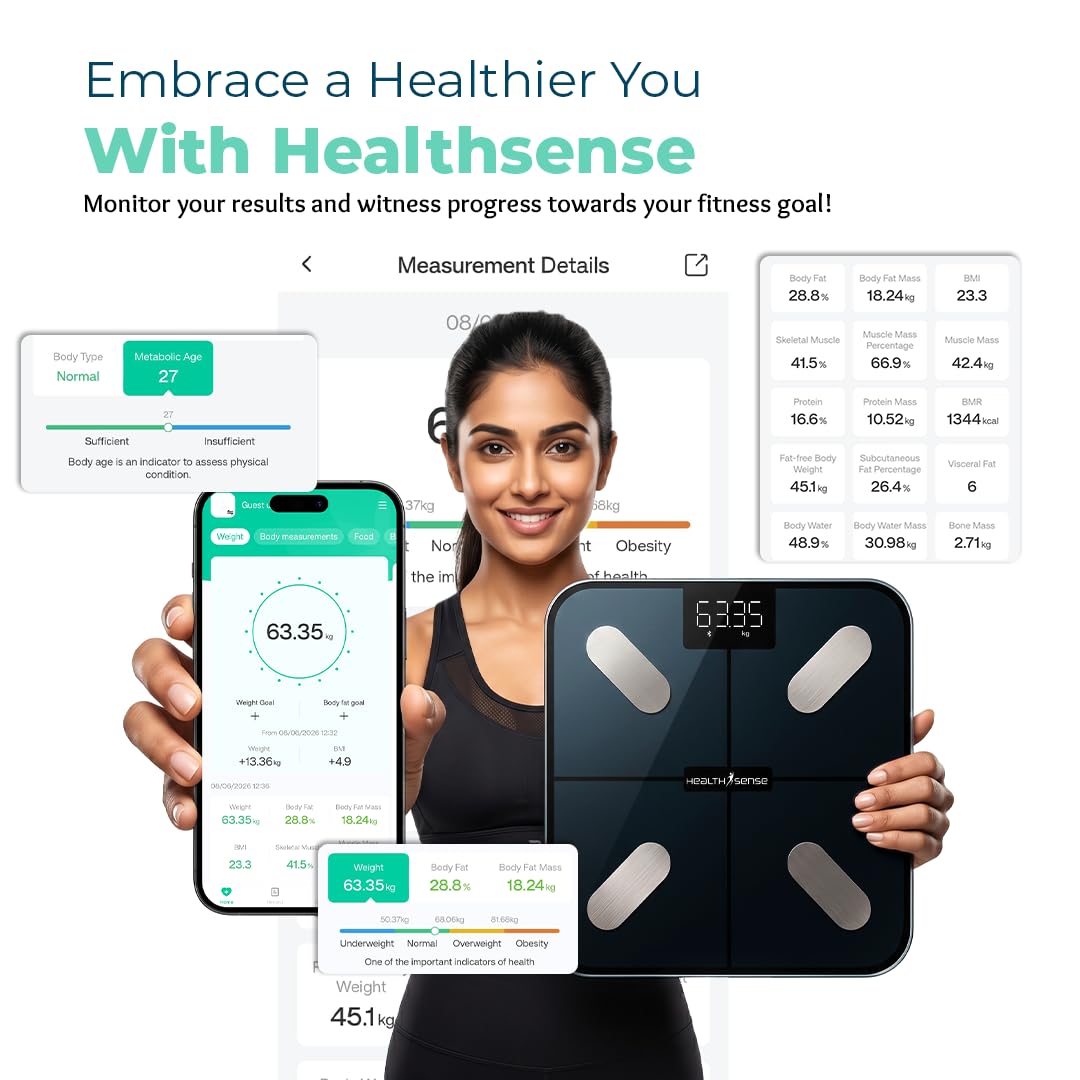 Smart Bluetooth Weighing Scale BS 181