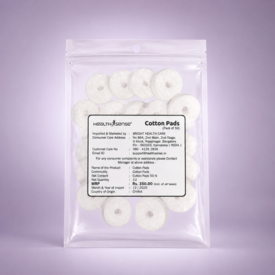 Cotton Pads (Pack of 50) for Nano-Cure FS 550 Facial Steamer (White)