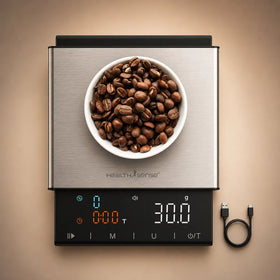 Coffee Scale with Timer 0.1g Precision Digital Espresso & Pour Over Coffee Weight Scale CS100