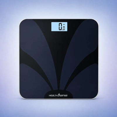 HealthSense Weight Machine for Body Weight| Digital Weighing Scale for home with Step-On Technology,Tempered Glass, Room Temperatur LCD Display,180kg Capacity & 1-Year Warranty| Dura-Glass PS115 Neo