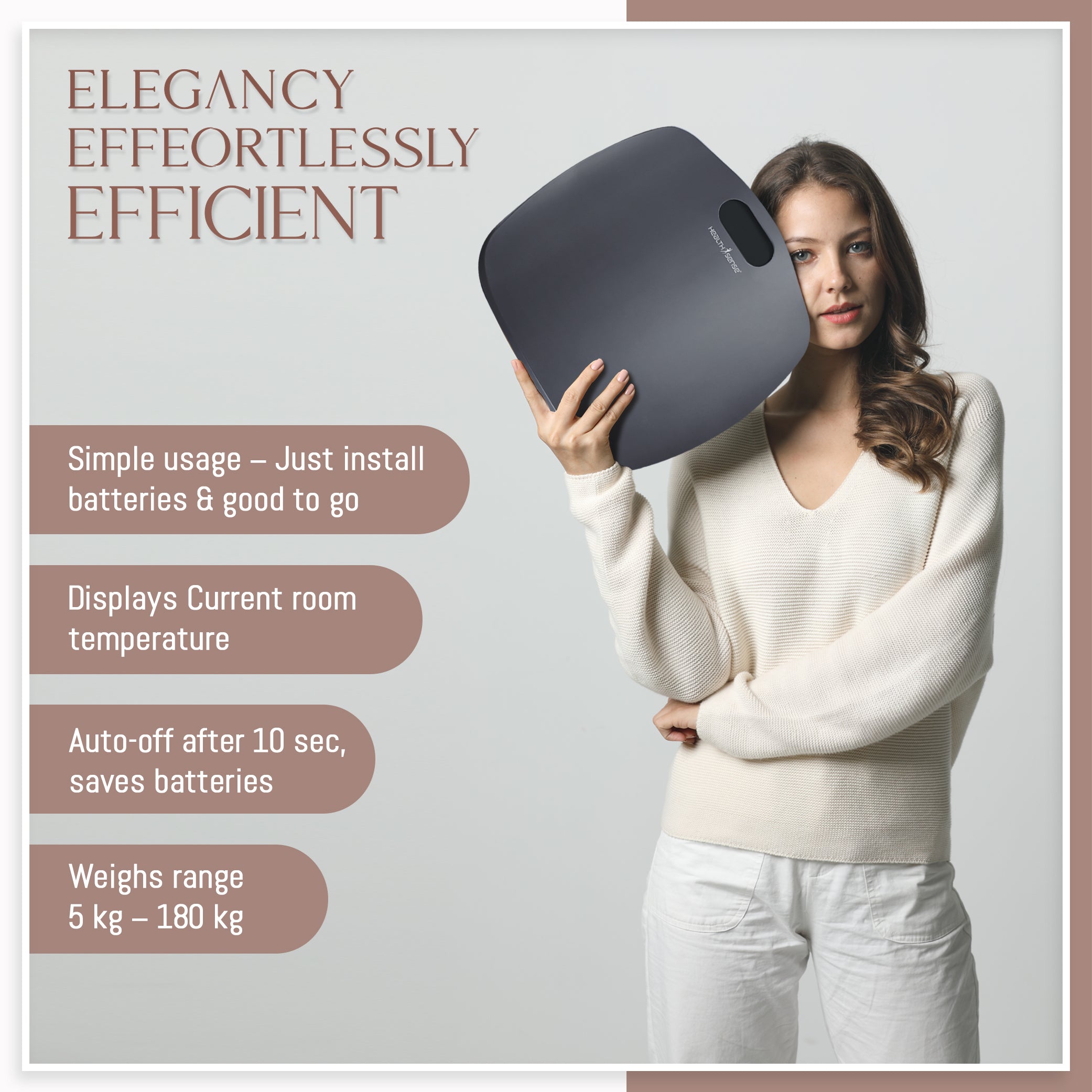 Ultra-Lite PS 126 Digital Personal Body Weighing Scale