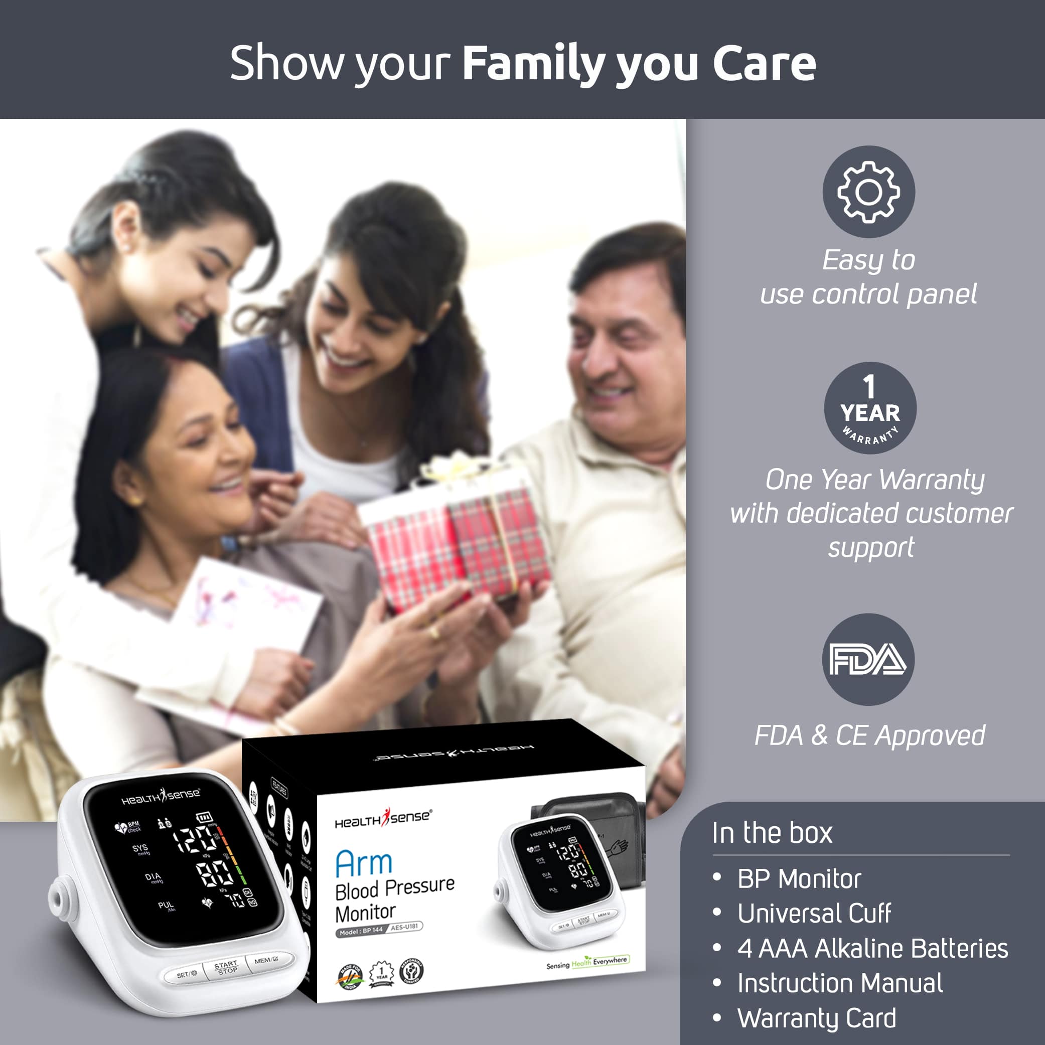 Heart-Mate BP144 Blood Pressure Monitor