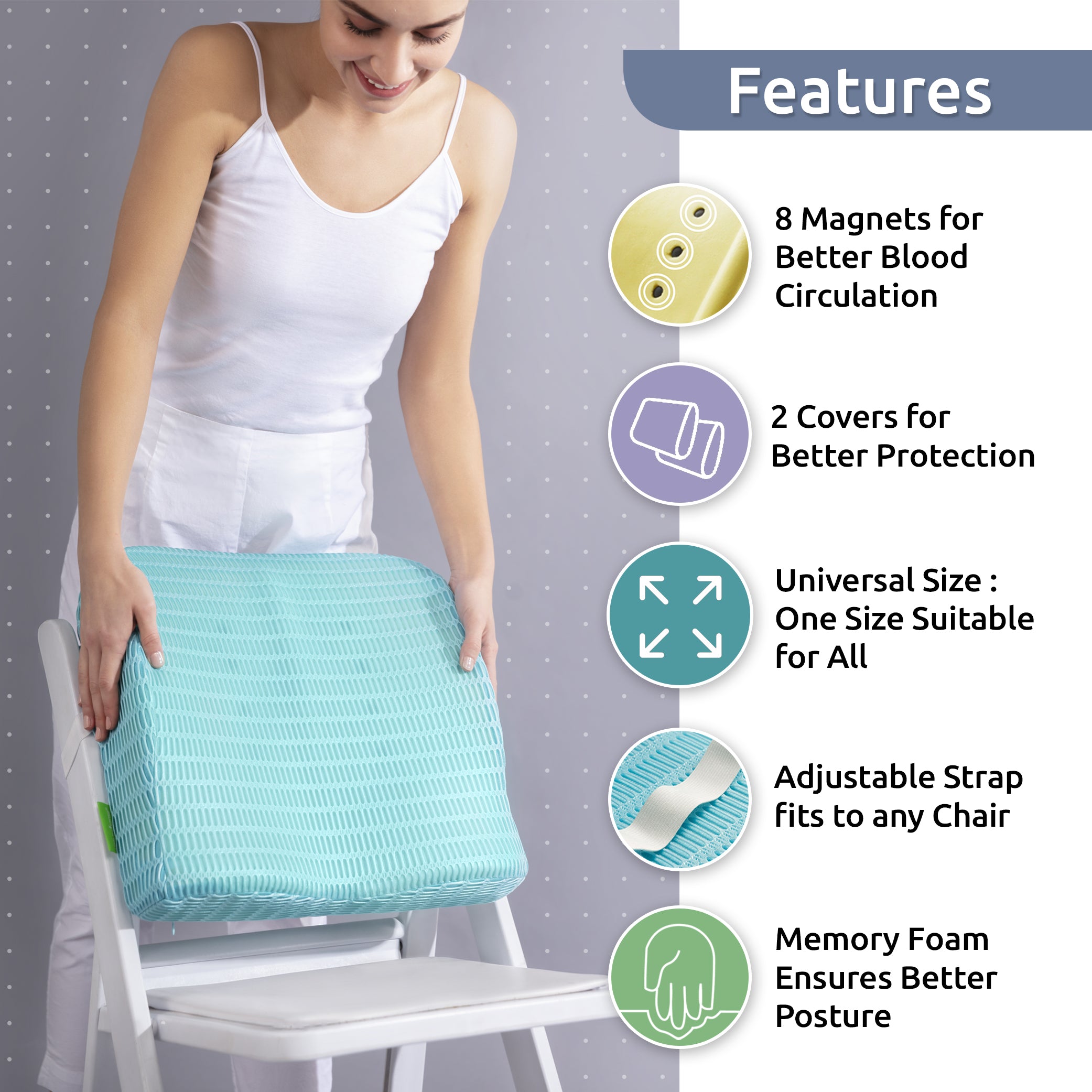 Soft-Spot BC 21 Orthopedic Backrest Cushion
