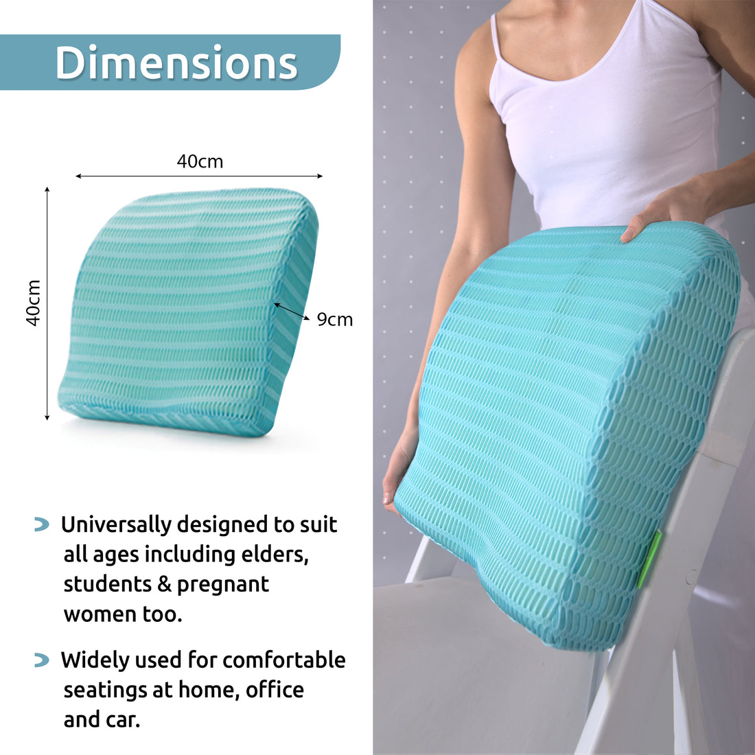 Soft-Spot BC 21 Orthopedic Backrest Cushion