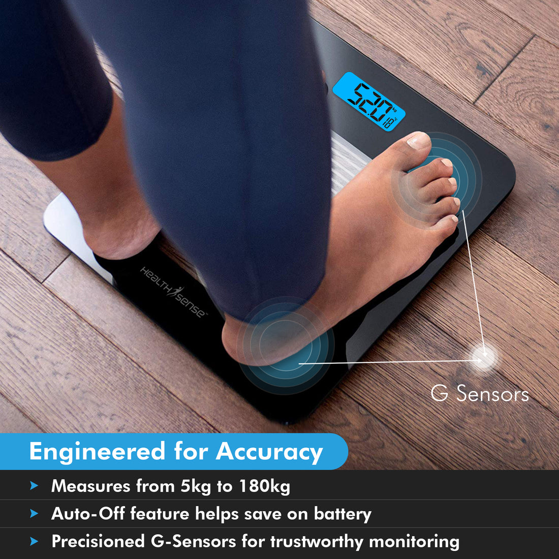 Dura-Glass PS 115 Digital Personal Body Weighing Scale