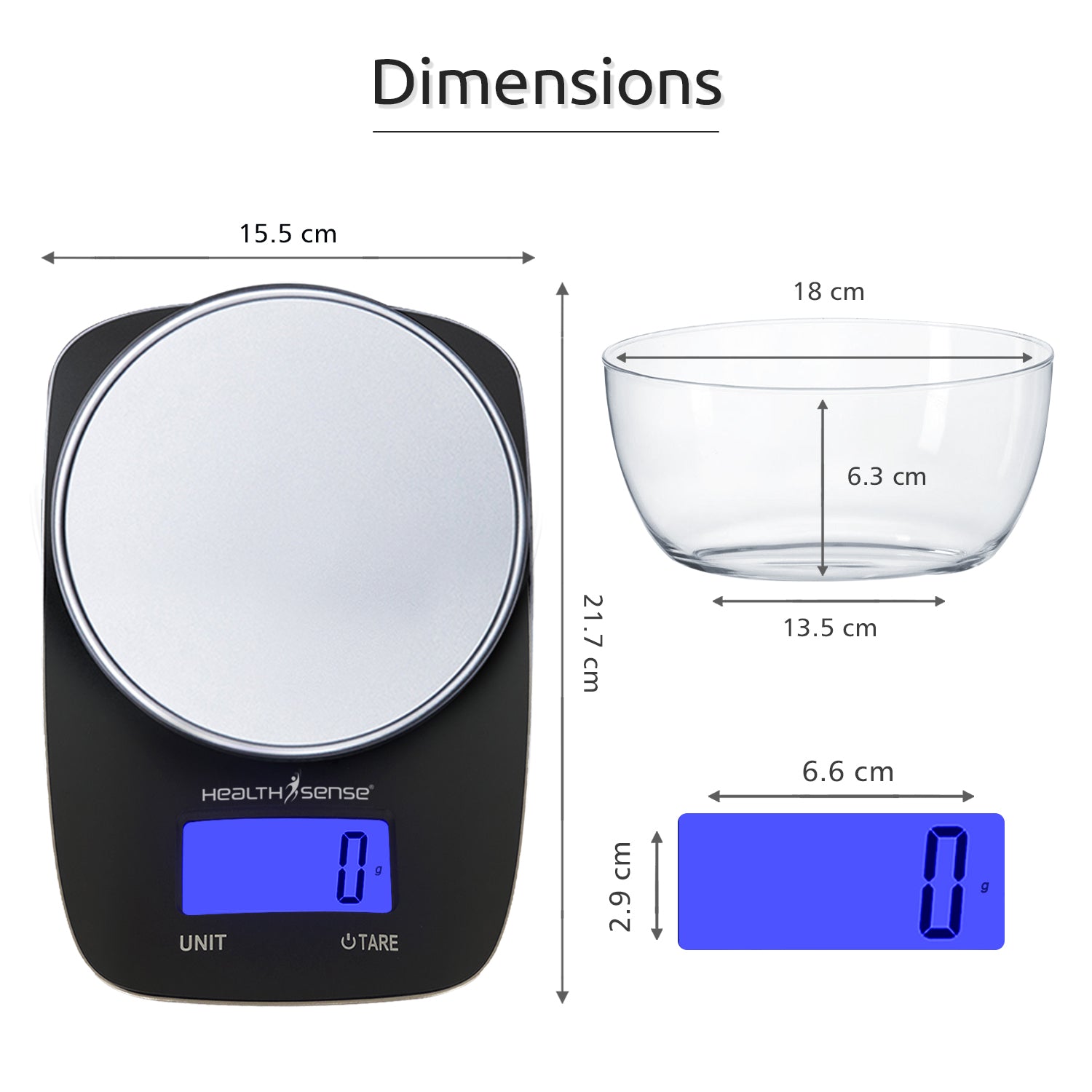 Chef-Mate KS 33 Digital Kitchen Weighing Scale