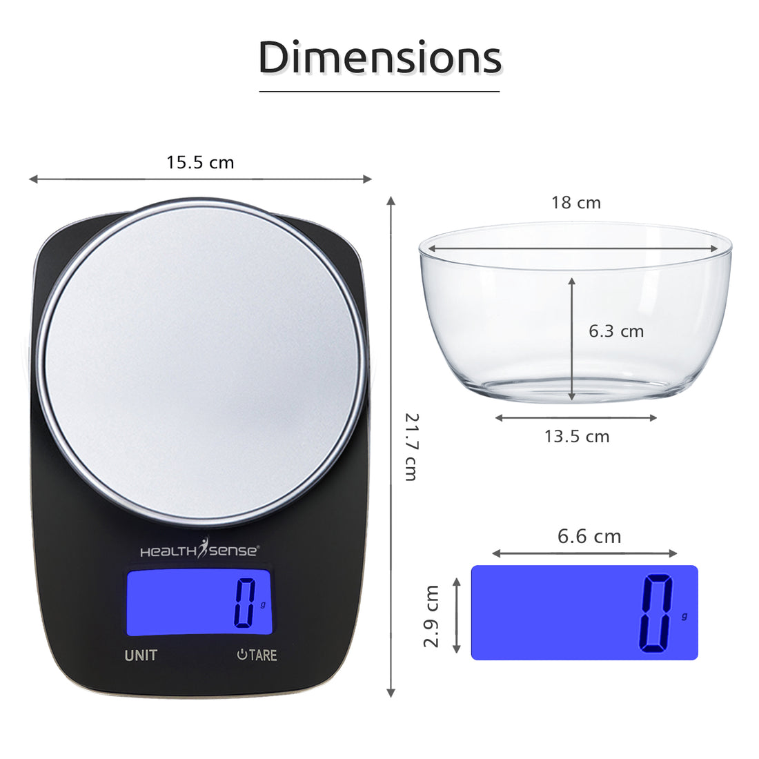 Chef-Mate KS 33 Digital Kitchen Weighing Scale