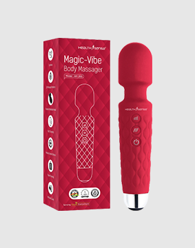 Magic-Vibe HM 260 Cordless Handheld Personal Body Massager-Cherry